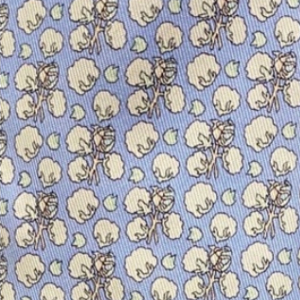 Vineyard Vines men’s tie cotton boll print